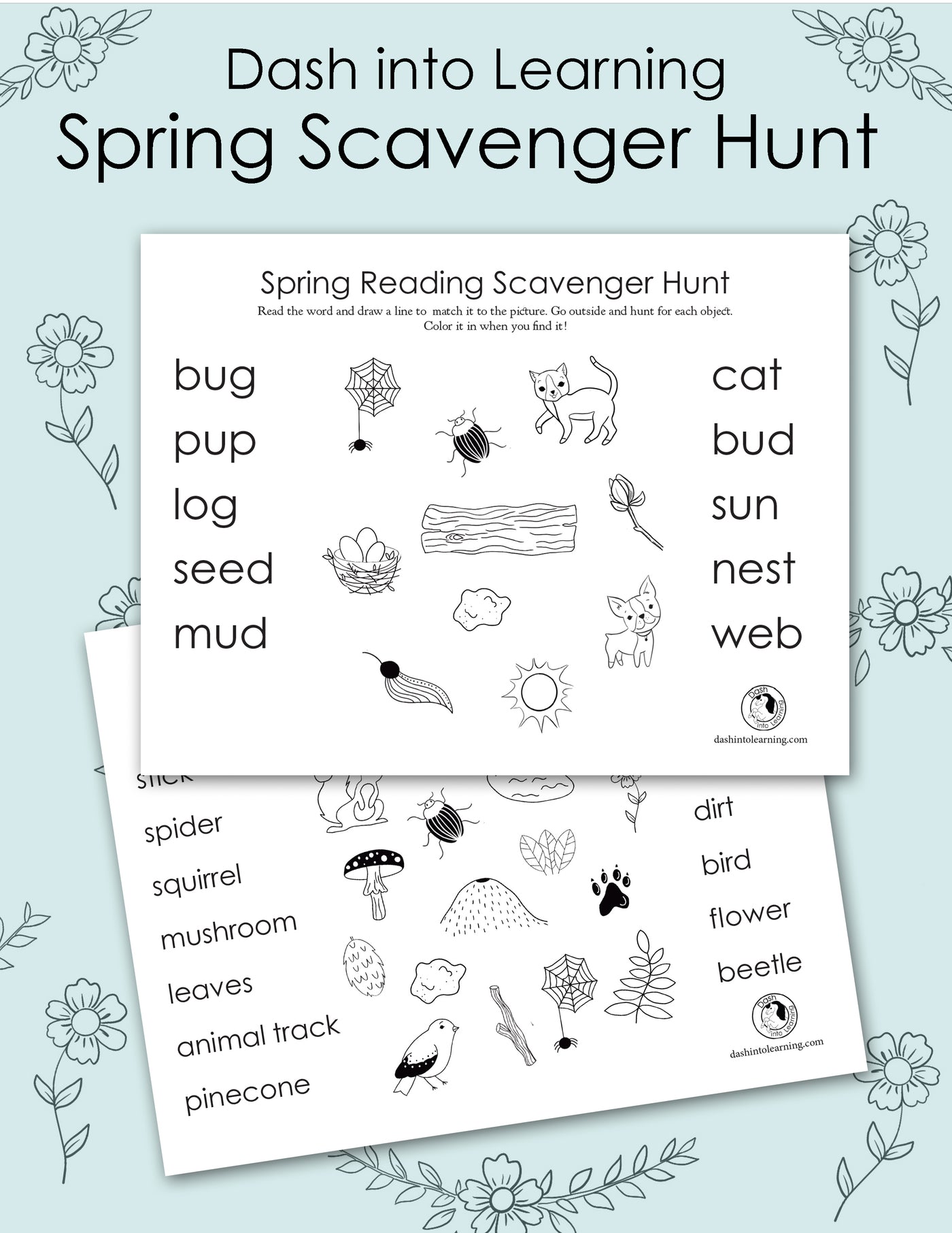 Spring Reading Scavenger Hunt!