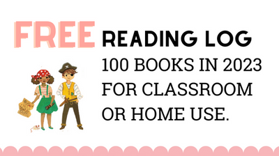 Free Printable 100 Books in 2023 Reading Log For Your Budding Readers