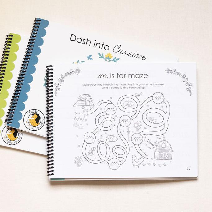 Cursive Homeschool (Book 1/3) | Dash Into Cursive | Dash Into Learning