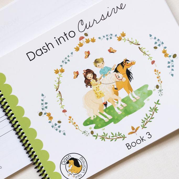 Cursive Homeschool (Book 3/3) | Dash Into Cursive | Dash Into Learning