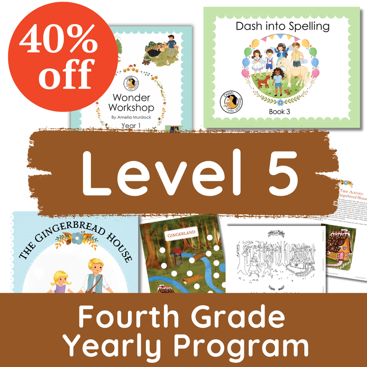 Full Year Dash Homeschool Program: Level 5 (4th Grade)