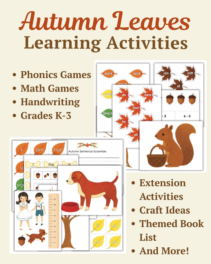 Autumn Learning Adventure Pack