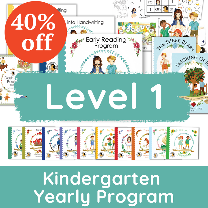 Full Year Dash Homeschool Program: Level 1 (Kindergarten)