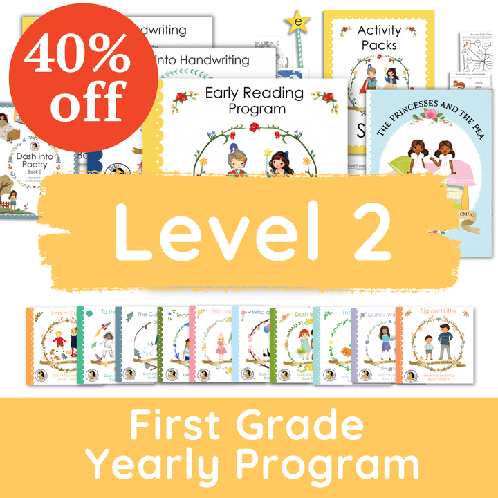 Full Year Dash Homeschool Program: Level 2 (First Grade)