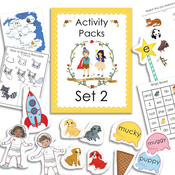 Early Reading Bundle - Set 2 and Set 3: Books + Activity Packs