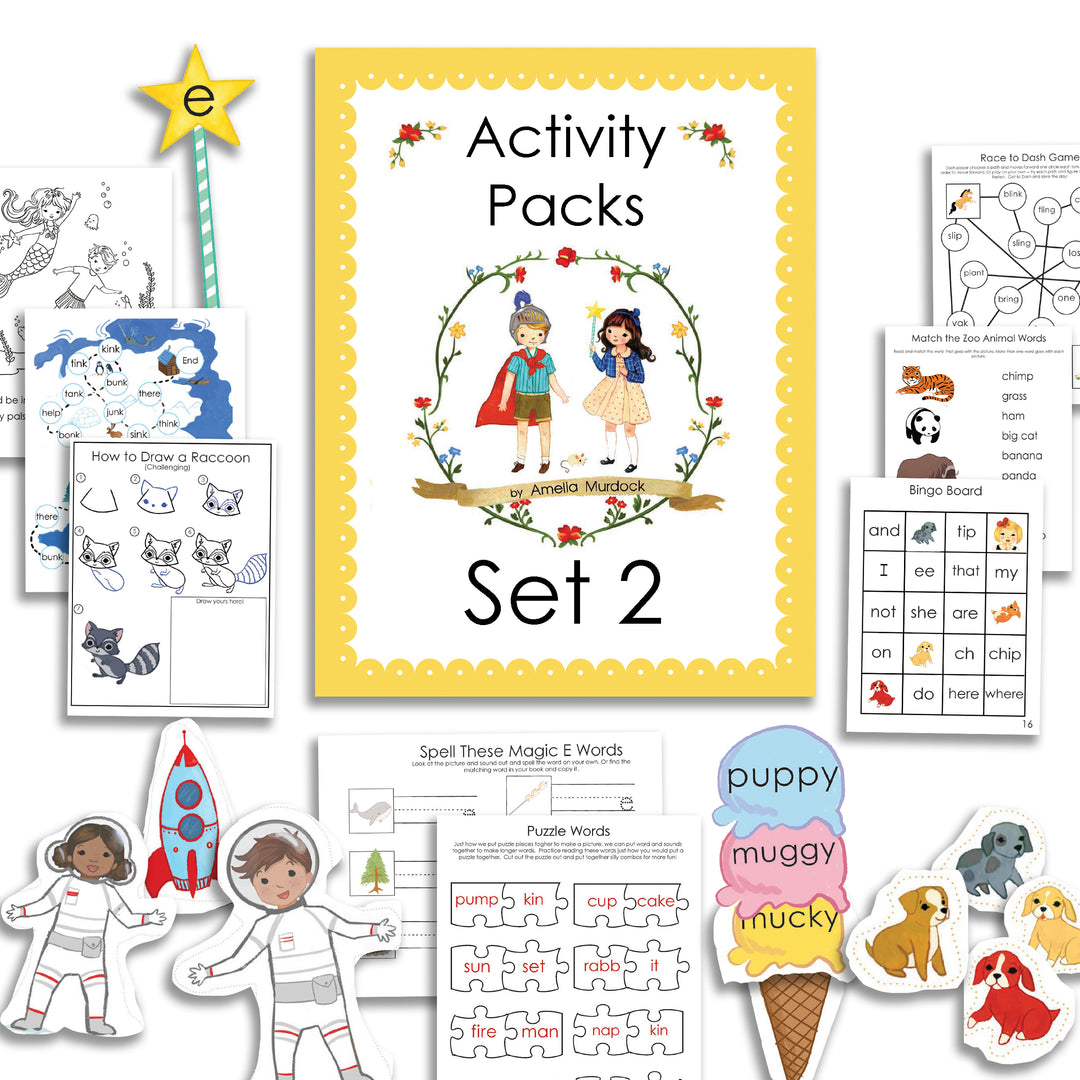 Early Reading Bundle - Set 1 and Set 2: Books + Activity Packs