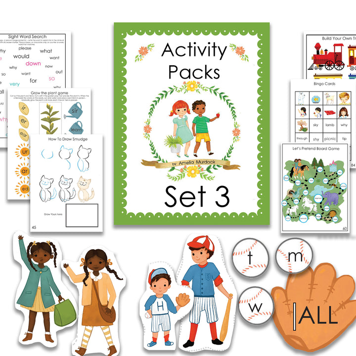 Early Reading Bundle - Set 2 and Set 3: Books + Activity Packs