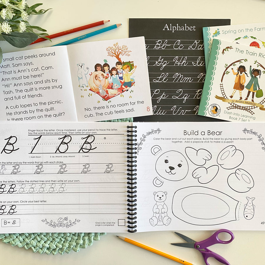 Cursive Homeschool (Book 2/3) | Dash Into Cursive | Dash Into Learning