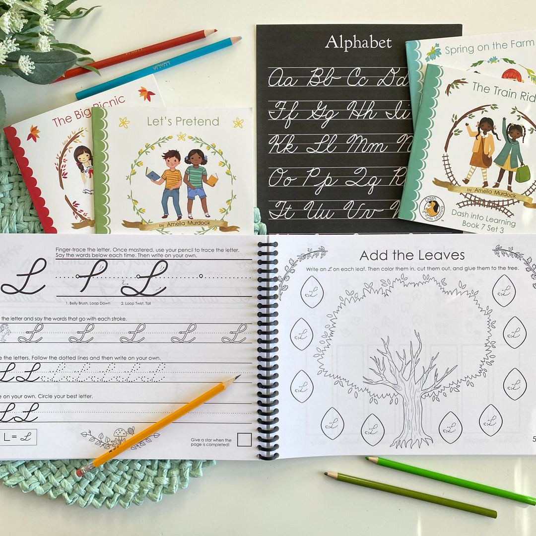 Cursive Homeschool (Book 2/3) | Dash Into Cursive | Dash Into Learning
