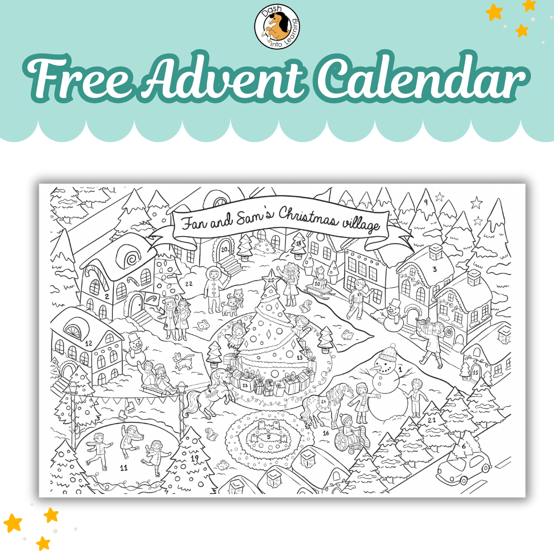 Christmas Advent Calendar FREEBIE