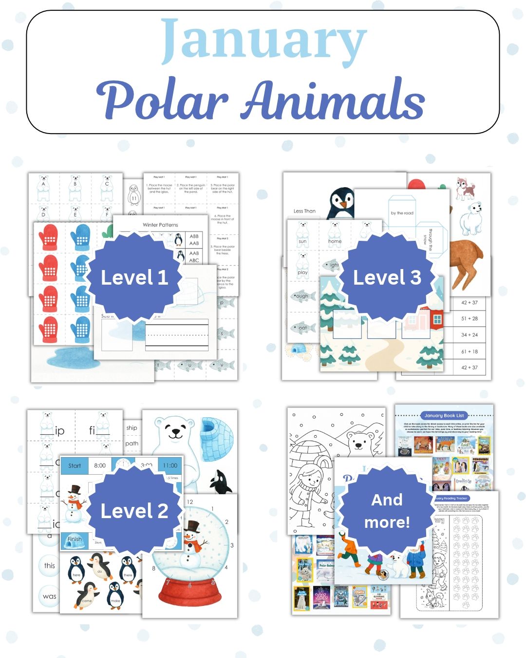 Winter Learning Adventure Pack