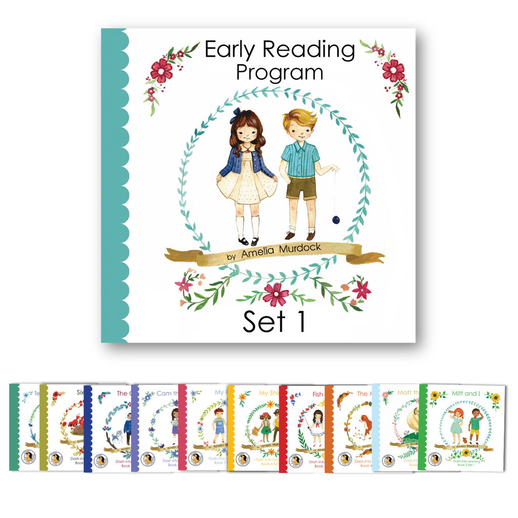 Learn to Read: Phonics Reading Program LEVEL 1 Books + PDF