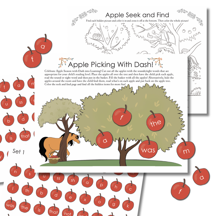 Apple Picking Reading FREEBIE!