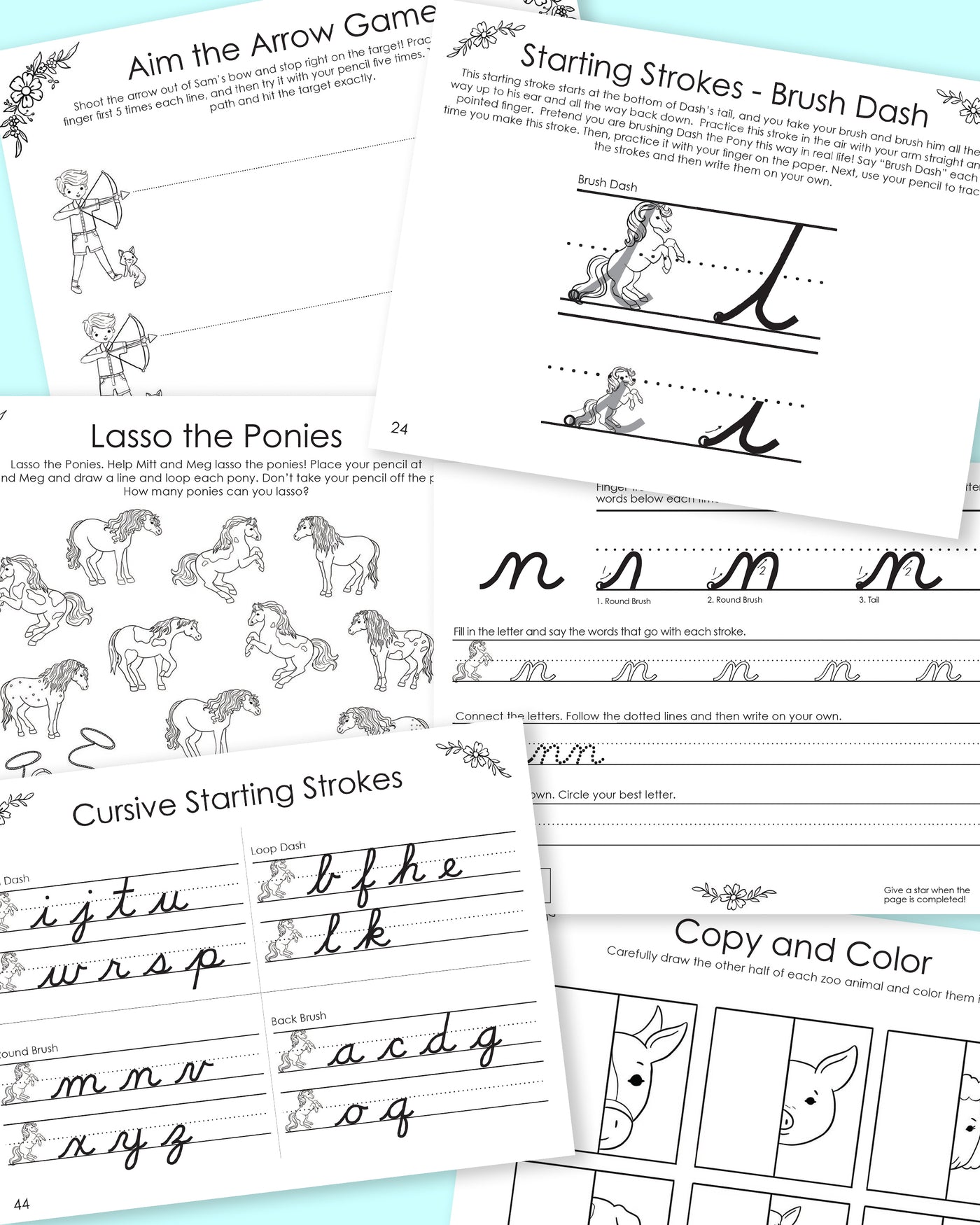 Cursive Letters To Print Boo