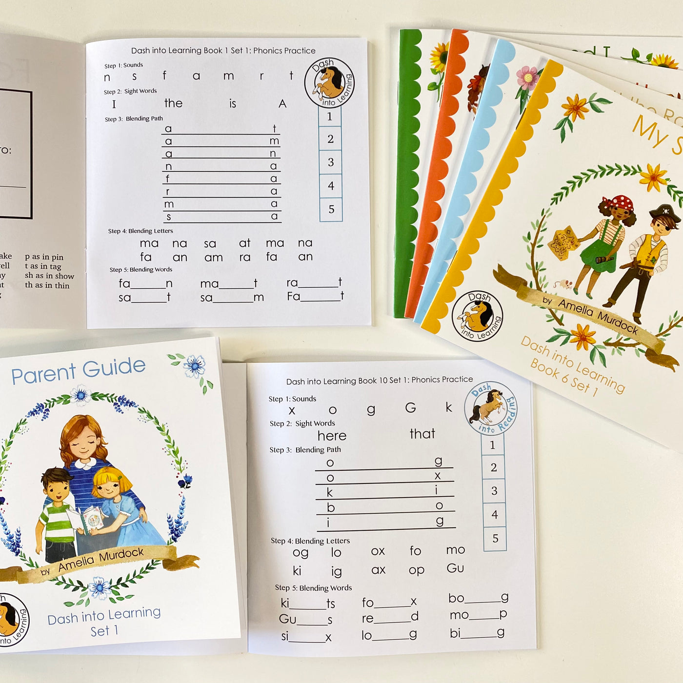 Dash into Learning Early Phonetic Readers Complete Program - [Set 1, Set 2, Set 3]