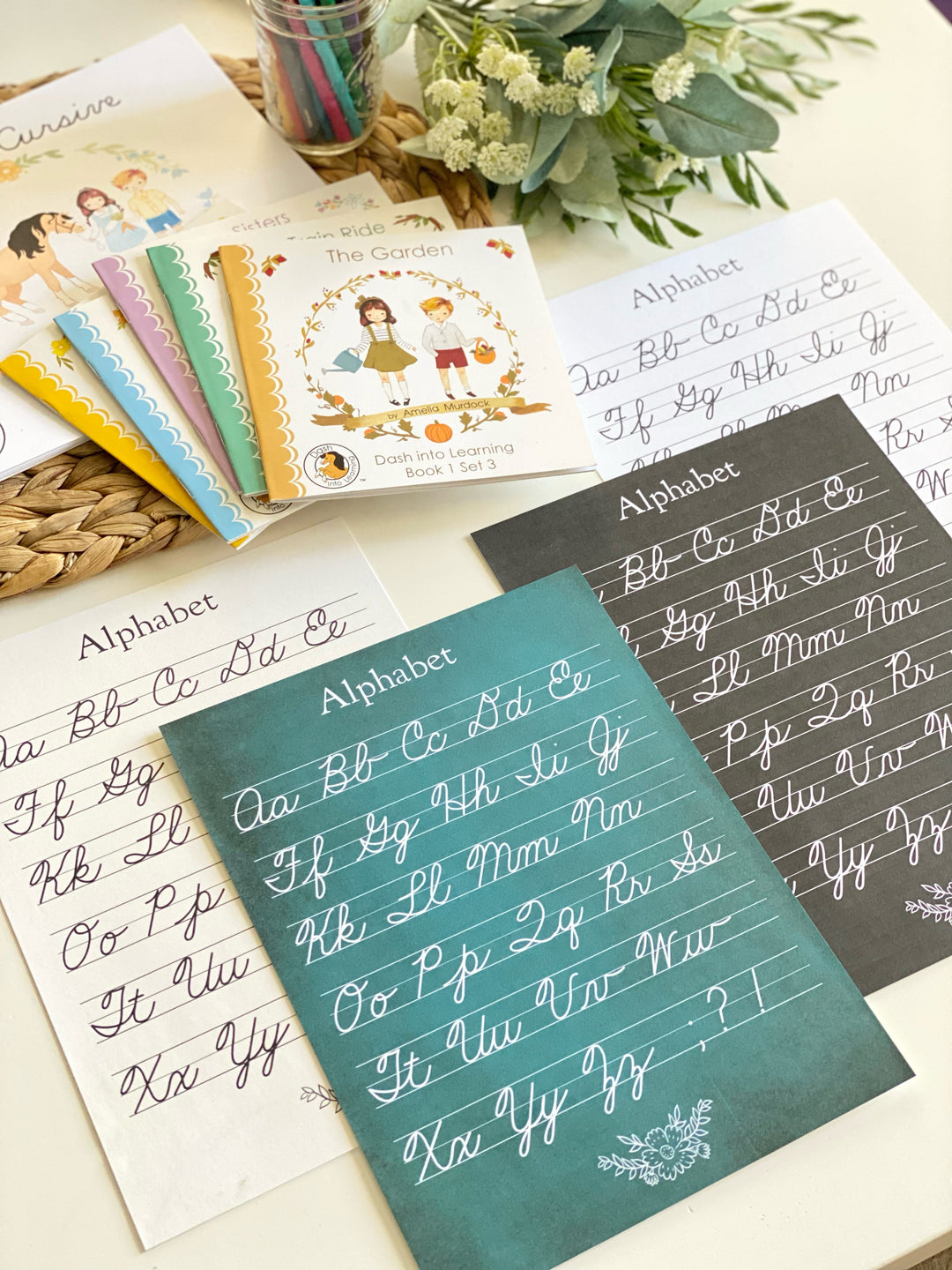 Cursive Alphabet Chart FREEBIE!