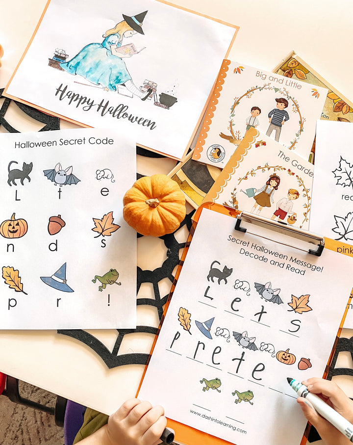 Fall/Halloween Coloring and Activity Pack