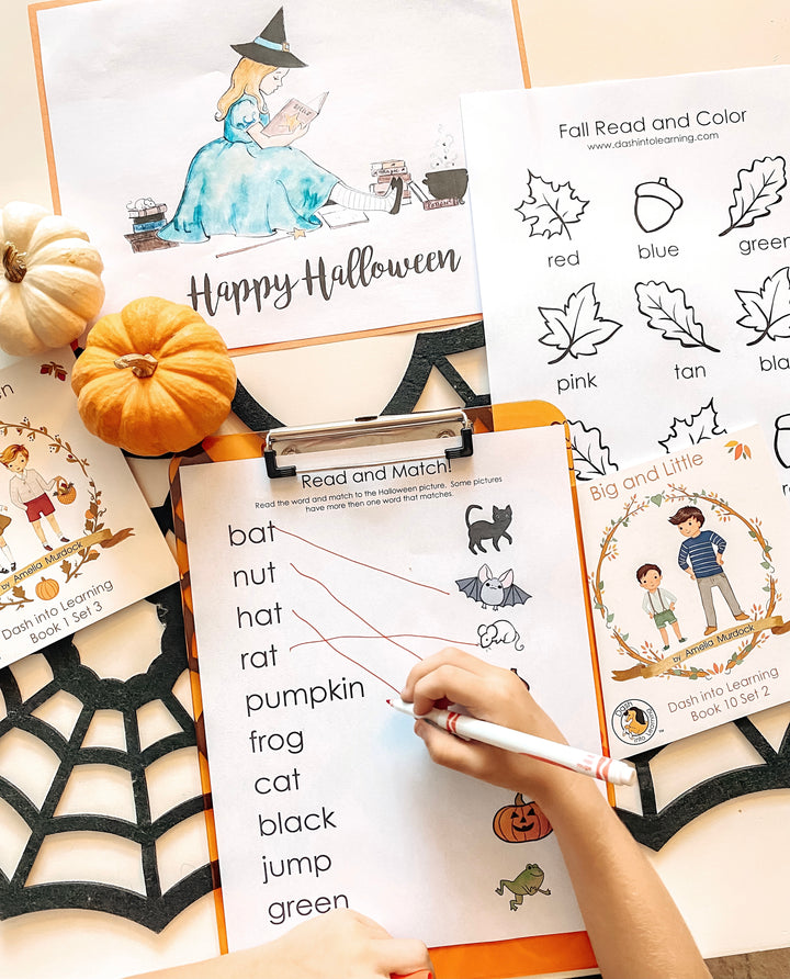 Fall/Halloween Coloring and Activity Pack