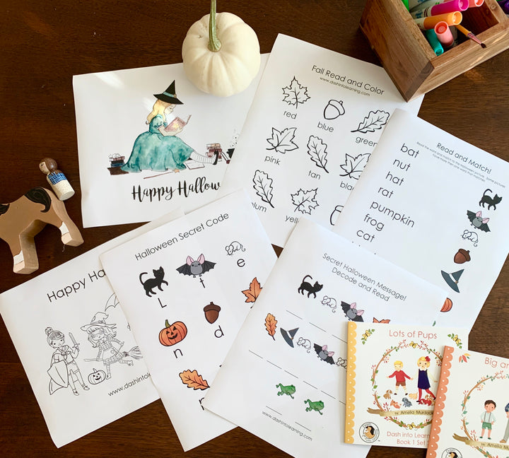 Fall/Halloween Coloring and Activity Pack